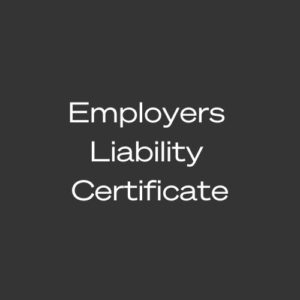 Employers Liability Certificate